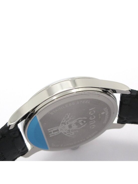 Gucci Watch 126.4 Guccissima Line SS Black main image 4